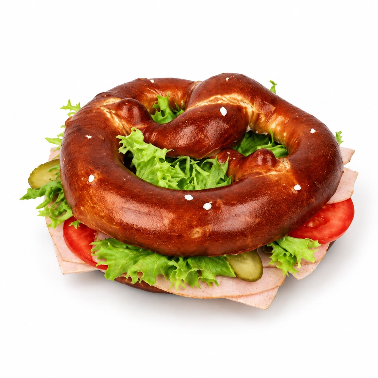 Laugenbretzel mit Fleischkäse (Schwein)